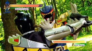 Funny Deathryuger VS Kyoryuger TEAM With HEALTH BARS [upl. by Inanuah448]