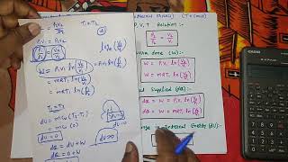 part1 example 1 of isothermal constant temperature process engineeringthermodynamics [upl. by Aire]