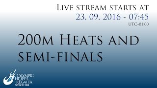 200M HEATS AND SEMIFINALS [upl. by Ancel]