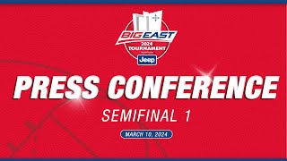 2024 BIG EAST Womens Basketball Tournament Press Conference Semifinal 1 [upl. by Neri]