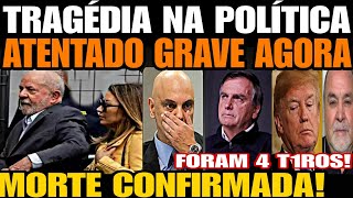 Urgente ATENTADO GRAVE AGORA MORTE FOI CONFIRMADA FORAM 4 T1ROS CNN ACABA DE ANUNCIAR VOTAÇÃO [upl. by Natiha]