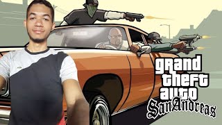 GRAND THEFT AUTO  GTA SAN ANDREAS PORTSEM MODS INÍCIO DA GAMEPLAY  CleytinhoZinho [upl. by Adlev282]