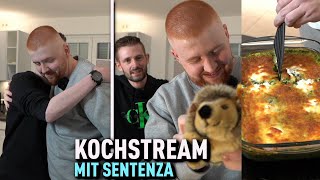 SENTENZA ZEIGT SICH ZUM ERSTEN MAL  KOCHSTREAM mit NILS SENTENZA  MckyTV Stream Highlights [upl. by Ahsed]