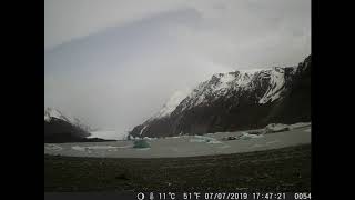 Grewingk Glacier Lake timelapse [upl. by Birecree]