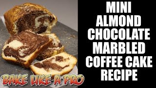 Mini Almond Chocolate Marbled Coffee Cake Recipe [upl. by Abramo]