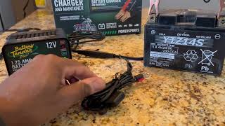 Battery Tender Plus 12V 125 AMP Car amp Motorcycle Battery Charger and Maintainer Quick Review [upl. by Syst]