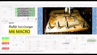 CNC Mach4 Automatic Toolchanger M6 Macro  Easy Setup Tutorial German  Engl Subs [upl. by Anytsirhc]