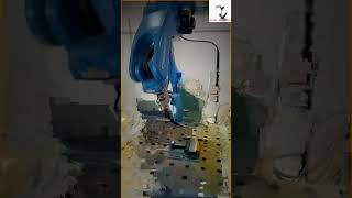 industrial robot operation with certified safety featuresweldingrobot laserweldingrobot [upl. by Stevenson]