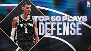 The Top 50 Defensive Plays of the 202324 NBA Season [upl. by Kancler]