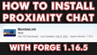 How To Use Mumble for Minecraft  Easy and Free Proximity Chat [upl. by Wendi]