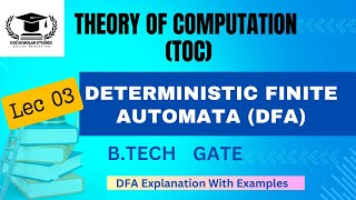 Deterministic Finite Automata DFA  What is DFA DFA Examples in TOC theoryofcomputationautomata [upl. by Ayhtin]