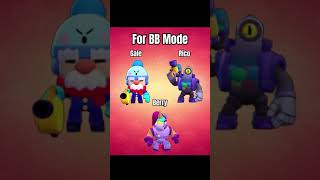 Best brawlers for each game mode playbite brawlstars viralshorts viralvideo [upl. by Kirsti]