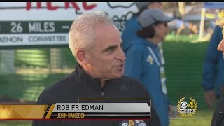 John Hancocks Rob Friedman On Boston Marathon Elite Field Cash Prizes [upl. by Orbadiah]