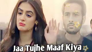 Ja Tujhe 💔Maaf Kiya💔  Do Bol ost Aima Baig nabeel Shaukat🥀  lyrical video songs sadsong [upl. by Waddell380]