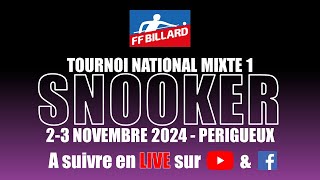 SNOOKER  TN1 Mixte  TABLE 3  12 FINALE  GKOPEC vs BBALLESTRA [upl. by Cato]