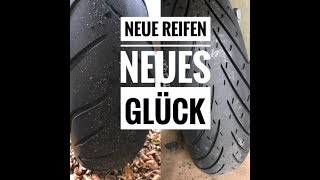 Metzeler Roadtec 01 Neue Reifen für den Tüv  Eumaniac  German Motovlog 55 [upl. by Sevein]