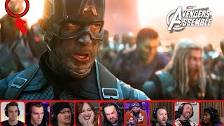 14 Fans Reacting to CAPTAIN AMERICA quotAVENGERS ASSEMBLEquot Scene Reaction  Avengers Endgame REACTIONS [upl. by Nodnerb353]