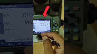 How to zero 0 angle set trimble total station 0settrimbletotalstation [upl. by Lattie770]