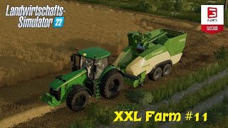 LS22 XXL Farm 11 Strohpellets mit Krone Premos [upl. by Ideih]