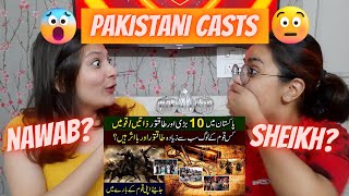 Indian Reaction to Top 10 Famous Casts In Pakistan Powerful amp Dangerous Cast [upl. by Beniamino]