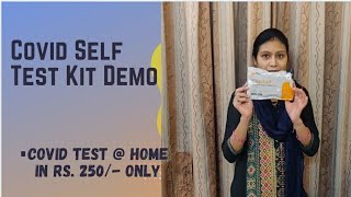 How to use Covid self test kit at home Covid self test demo  Covid 19 nasal test kit demo [upl. by Enilorac775]