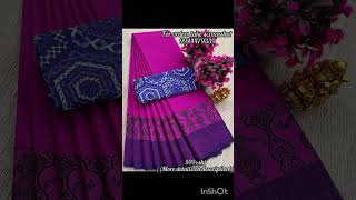 kanchi cotton silver jari border sarees pure cotton sarees To orders take screenshot 9944479339 [upl. by Yahsel495]