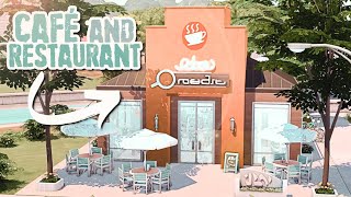 Bon Bons CAFÉ amp RESTAURANT ☕️🥐 The Sims 4 Speed Build [upl. by Amena]