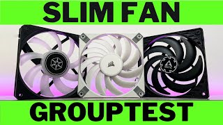 BEST SLIM 120MM FAN Grouptest 2023 for MiniITX builds [upl. by Terrijo]