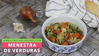 DELICIOSA MENESTRA DE VERDURA  Menestra de verduras congeladas  Menestra rápida [upl. by Bourgeois]