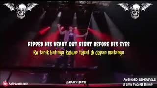 Avenged Sevenfold  A Little Piece Of Heaven Live Lirik Terjemahan [upl. by Swane538]