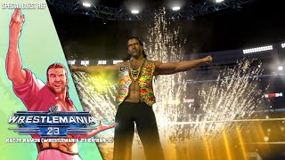 WWE 2K24 SNEAK PEEK Razor Ramon’s WrestleMania 23 Entrance as The Special Guest Referee [upl. by Heger]