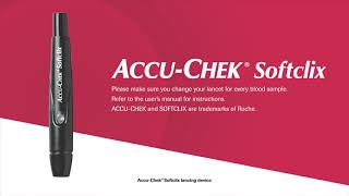 AccuChek Softclix  Precise Control for Increased Comfort [upl. by Hewe]