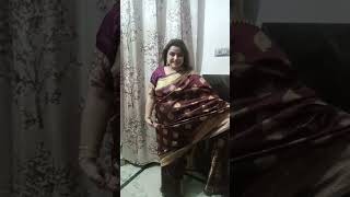 Unique finds from Meesho Kanjivaram saree under 500 [upl. by Skye]