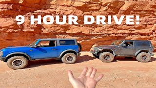 2 Door Bronco vs 2 Door Wrangler MPG TEST [upl. by Inavoy]