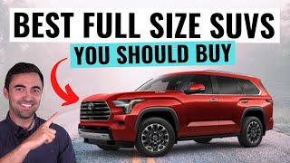 BEST Full Size SUVs You Can Buy In 2023 For Reliability And Value [upl. by Rraval795]