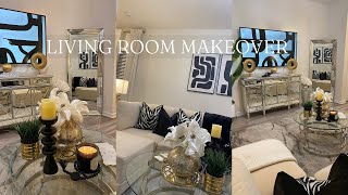 ULTIMATE LIVING ROOM DECORATING IDEA  MAKEOVER ON A BUDGET [upl. by Daraj]