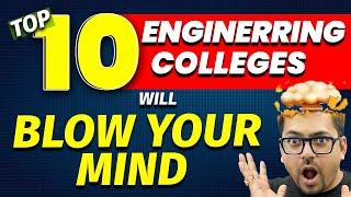 Top 10 Underrated Engineering Colleges in India  Admission Package amp Placements  Harsh Sir [upl. by Hinze387]