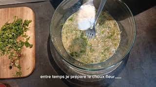 choux fleur avec sauce rouge la recette est bien détaillée dans la vidéo [upl. by Coraline]