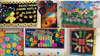 Preschool Display board decoration ideasClassroom bulletin board decorationNotice board decoration [upl. by Alicea658]