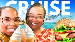 I TOOK MY MOM ON A CRUISE GUESS HOW MUCH WE ATE [upl. by Iroj499]