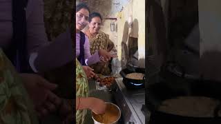 Evening snacks in villageandhra ammayi telangana kodaluytshorts youtubeshorts trendingshorts [upl. by Bina]