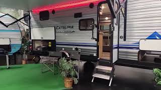 2021 Coachmen Catalina Summit Series 184BHS  Travel Trailer Walkthrough [upl. by Janetta]