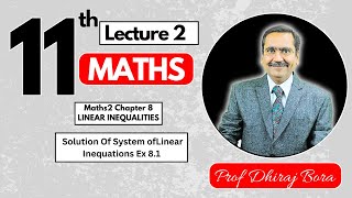 Class 11  Maths 2 CH 8  LINEAR INEQUATIONS  MAHARASHTRA BOARD Lecture 2 [upl. by Nomael982]