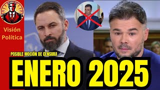 🔥🔥🔥TODO APUNTA a que la MOCIÓN DE CENSURA se hará en ENERO DE 2025 a Pedro Sanchez y su Gobierno [upl. by Aisetra210]