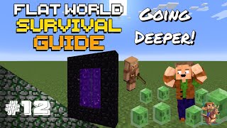 Minecraft Lets Play  DRPs Flat World Survival Guide Episode 12  Going Deeper [upl. by Ainival820]