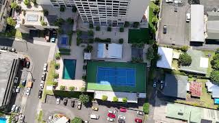 Aerial Video of MottSmith Laniloa Condos Honolulu [upl. by Adi870]