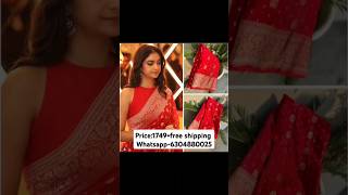 Keerthi Suresh banarasi saree with low price shortssareelowpriceshortsfeedshortsviralyoutube [upl. by Ansela]