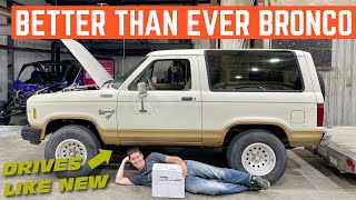 We BUILT An UNBELIEVABLE Driver Out Of A 700 Ford Bronco II [upl. by Aleyam]