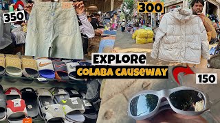 COLABA CAUSEWAY MARKET 2024  BAGGY JEANS 350 ONLY  PUFFER amp VARSITY JACKET 300 RS  Y2K GLASS [upl. by Muraida727]