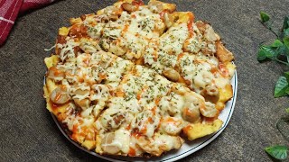 RESEP PIZZA TEFLON ROTI TAWAR [upl. by Surtimed854]